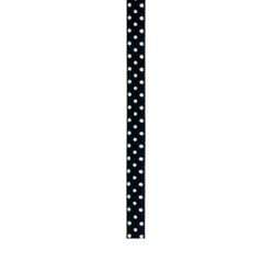 AussieSuperStore Party Essentials Satin with Spots Black/White Ribbon Satin with Spots Black/White Ribbon | Gift Packaging Wrapping Ribbon 9331468025917 VNS6BK